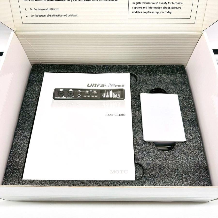 【送料無料】MOTU オーディオインターフェース Ultra Lite mk5 USB-C 18in 22out /CPの画像