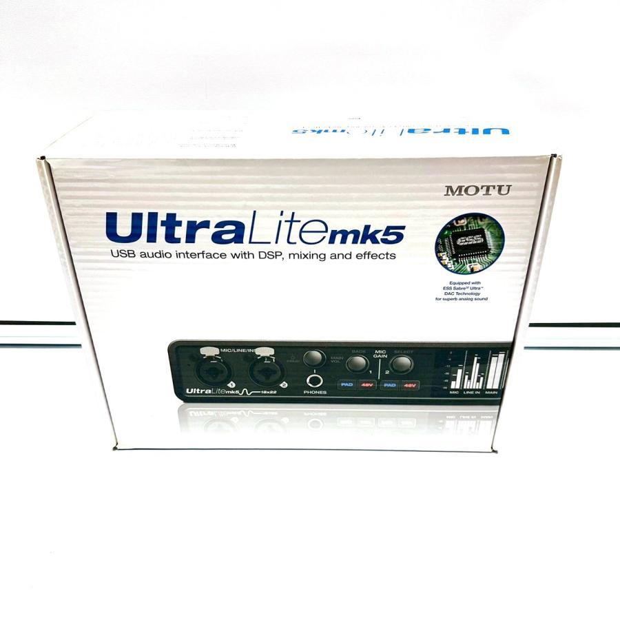 【送料無料】MOTU オーディオインターフェース Ultra Lite mk5 USB-C 18in 22out /CPの画像