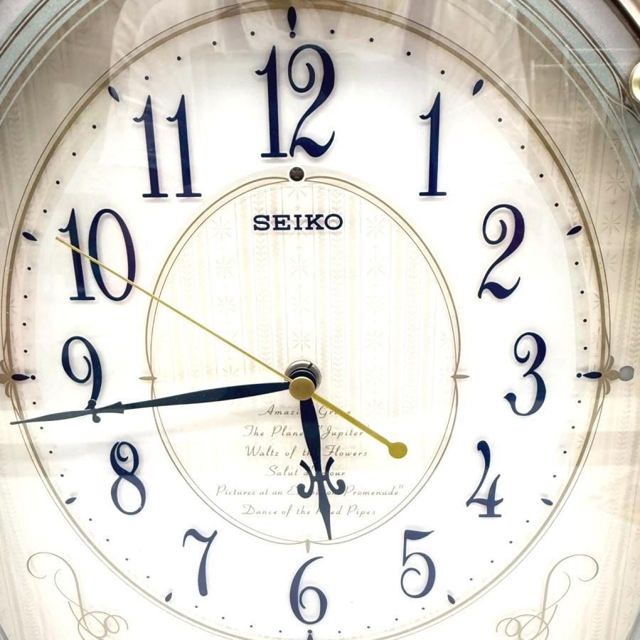 SEIKO 電波置時計 高音質16和音メロディ SEIKO（セイコー） 掛け時計 AM222H WaveSymphony 16和音メロディ/CP