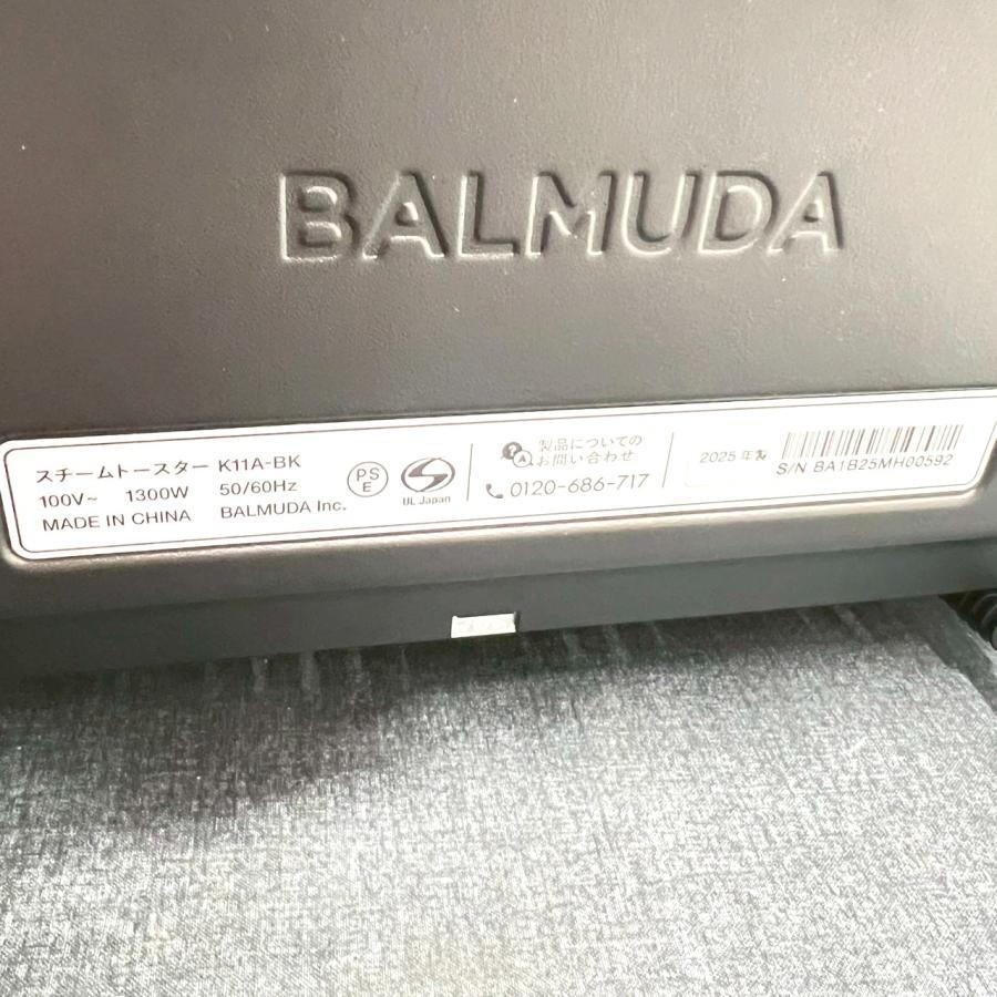 バルミューダ/BALMUDA The Toaster オーブントースター K11A-BK 2025年製 スチーム 1300W/CP・Mの画像