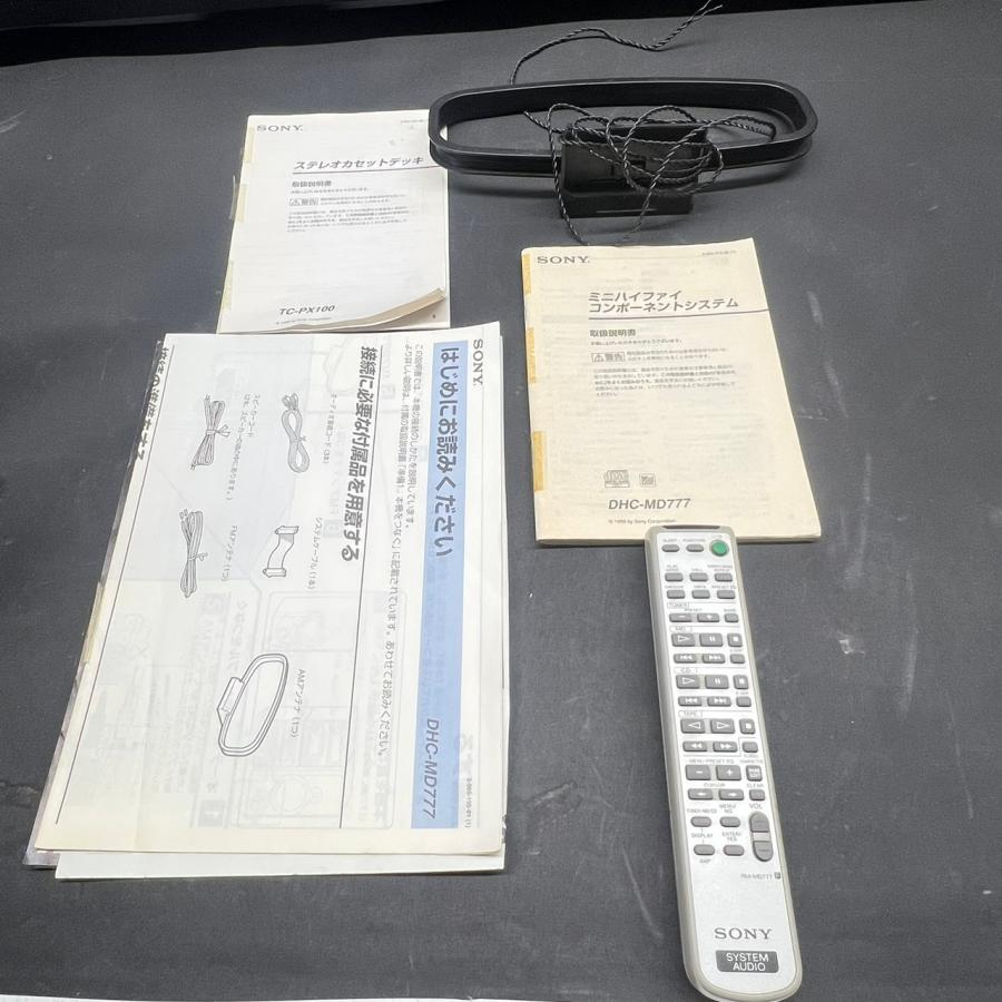 SONY（ソニー） ミニハイファイコンポ DHC-MD777 SS-MD777 TC-PX100 