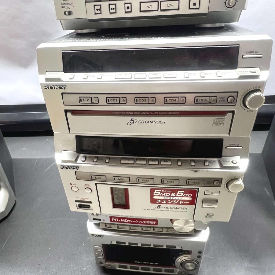 SONY（ソニー） ミニハイファイコンポ DHC-MD777 SS-MD777 TC-PX100 