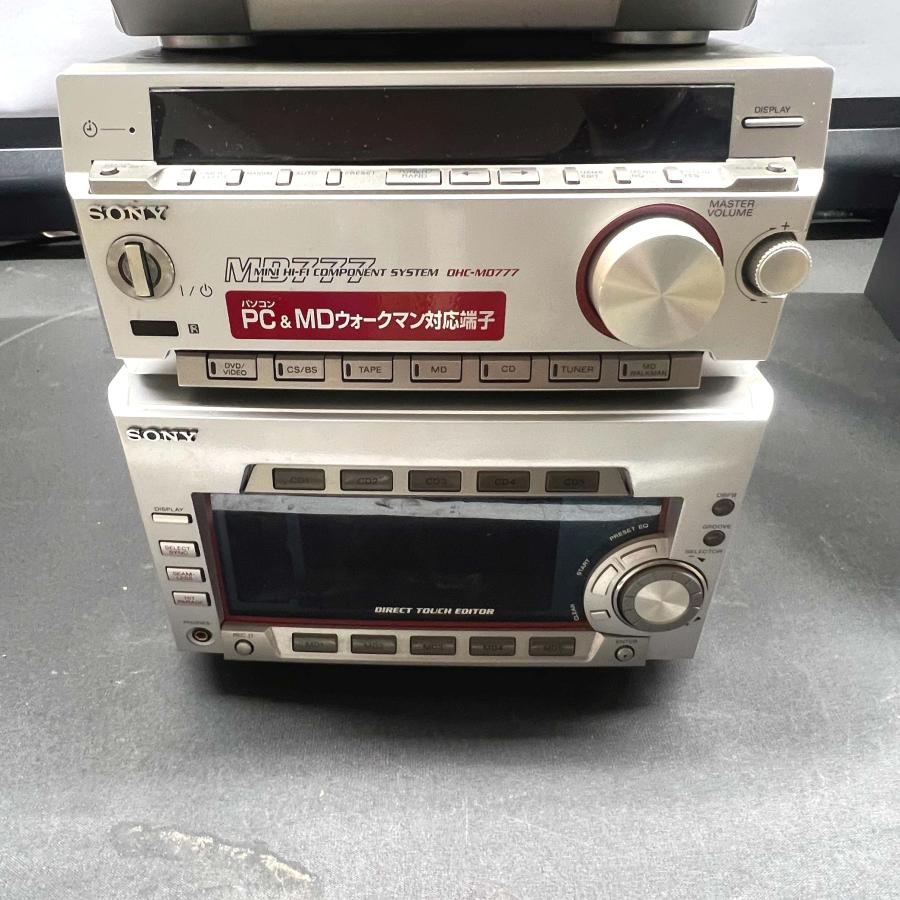 SONY（ソニー） ミニハイファイコンポ DHC-MD777 SS-MD777 TC-PX100 