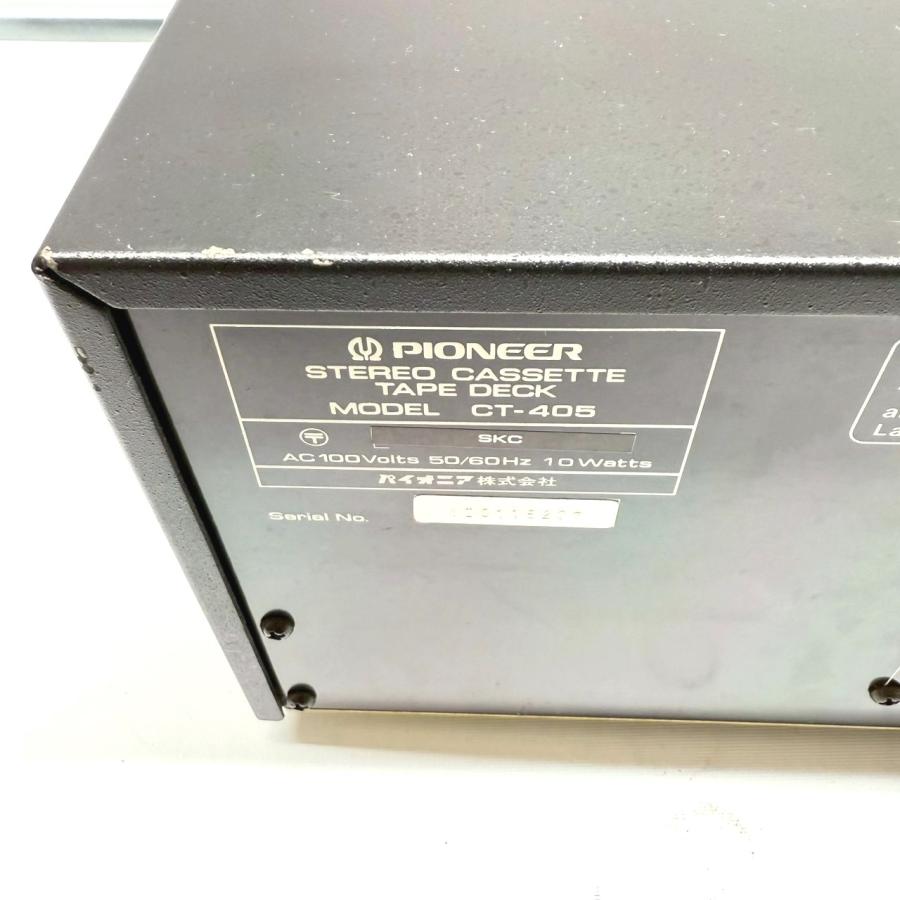 Pioneer（パイオニア） カセットデッキ CT-405 1979年製 音響機器/CP