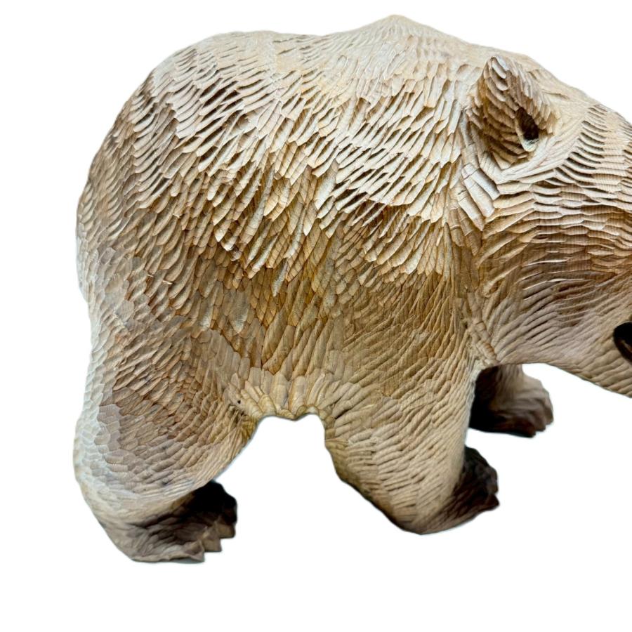 ヴィンテージ 北海道 木彫 ヒグマ ヴィンテージ 北海道 木彫 ヒグマ