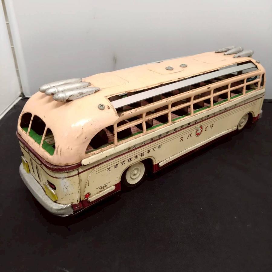 送料無料】山崎玩具 ブリキ はとバス 当時物 日本製 昭和レトロ