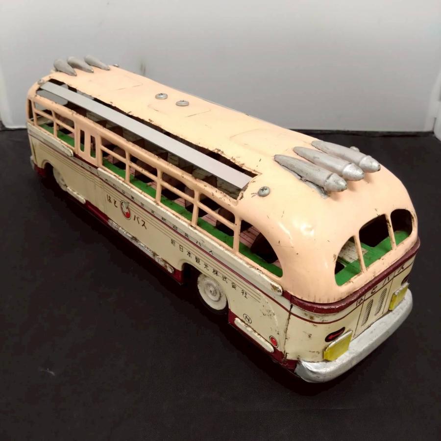 送料無料】山崎玩具 ブリキ はとバス 当時物 日本製 昭和レトロ