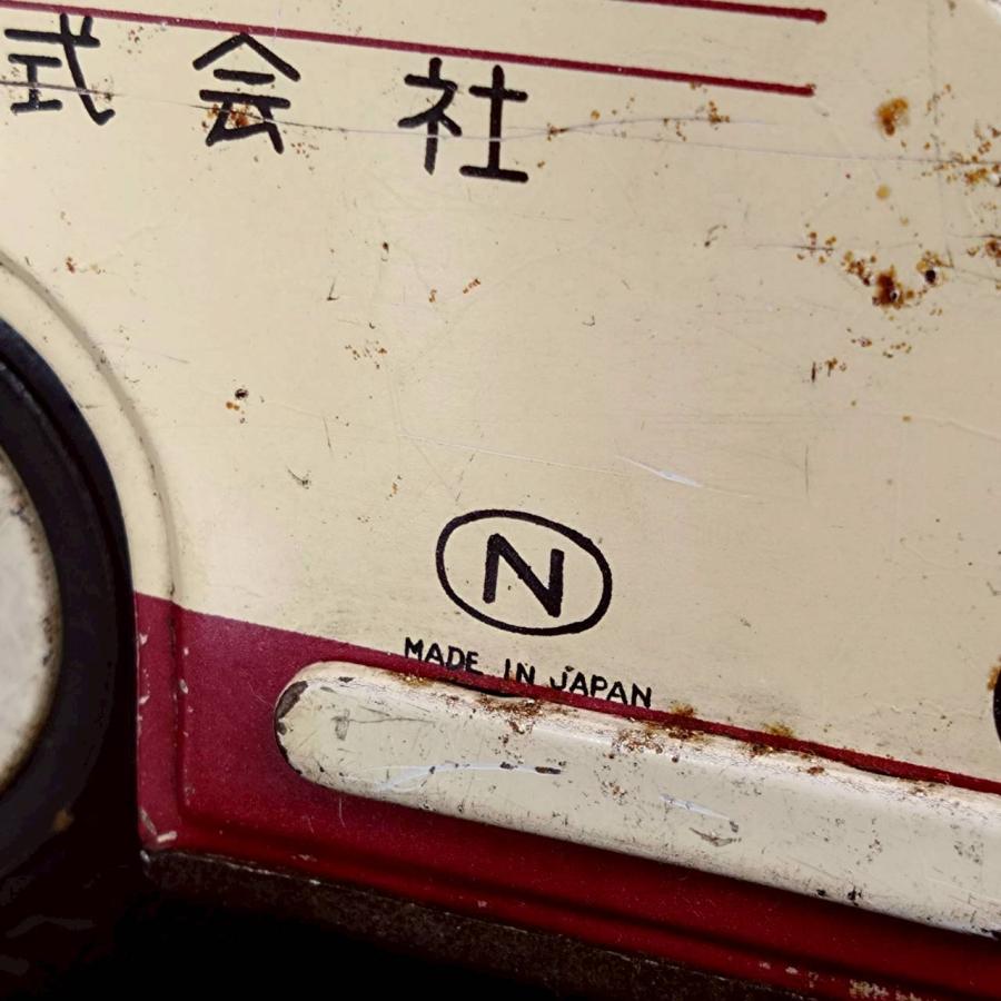 送料無料】山崎玩具 ブリキ はとバス 当時物 日本製 昭和レトロ