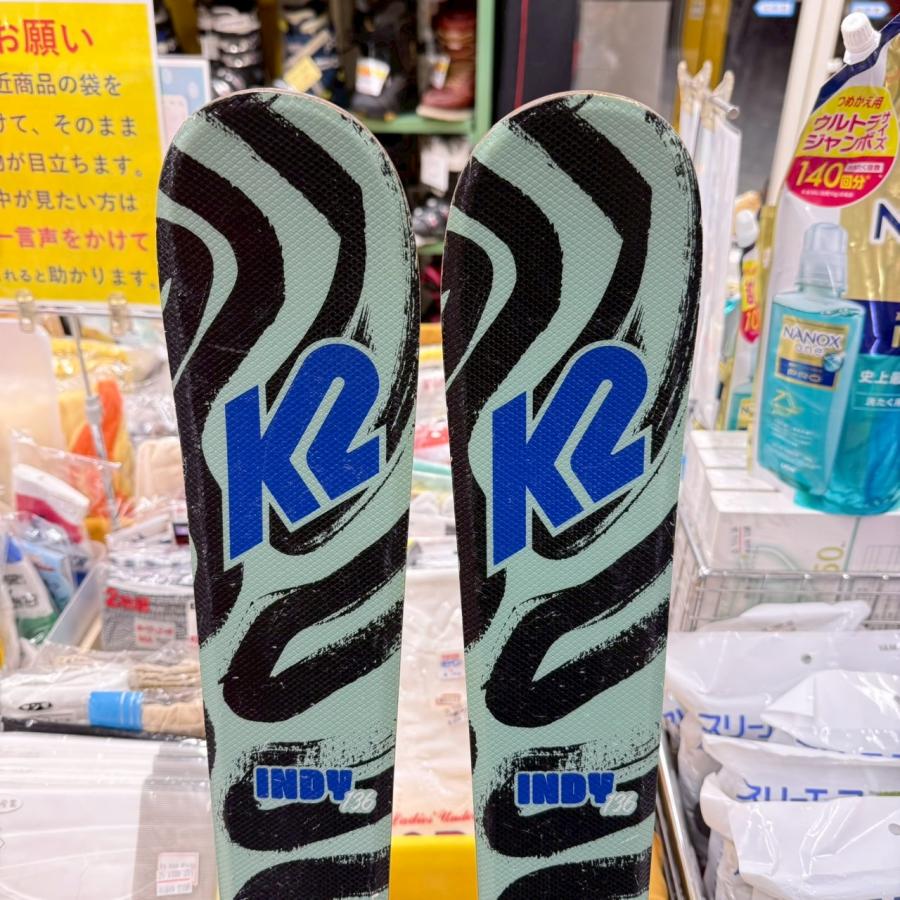 K2 スキー板 INDY 136cm MARKER7.0/CP : リサイクルショップ
