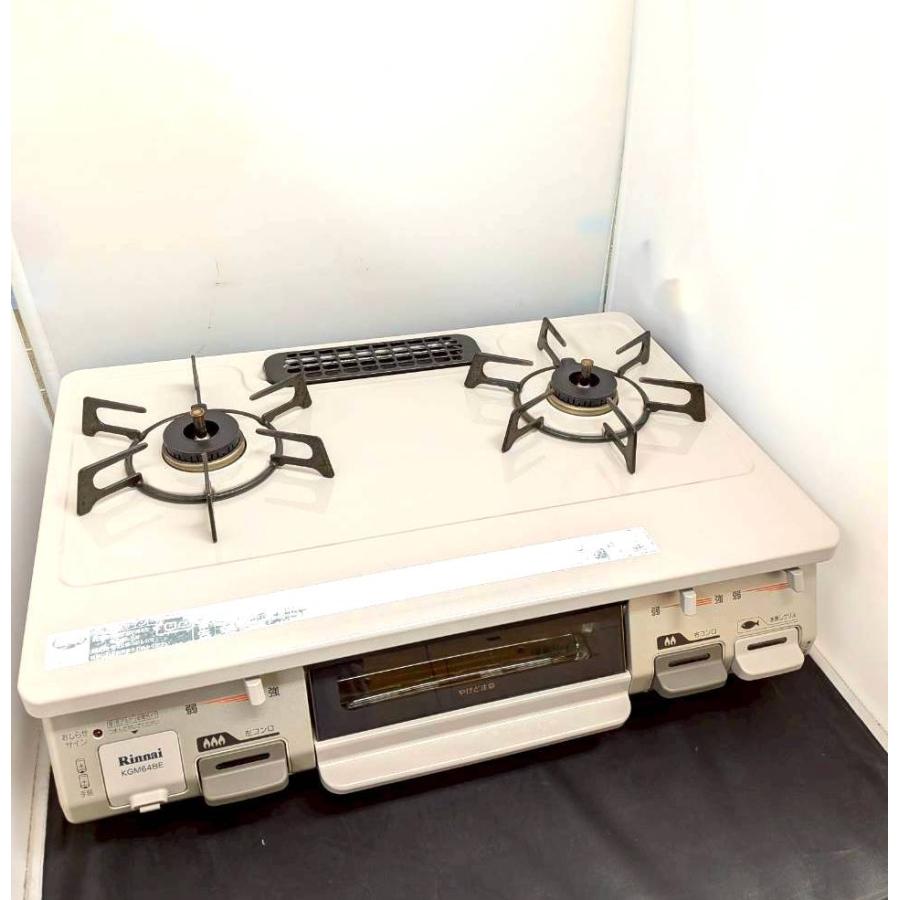 リンナイ都市ガス用 ガスコンロ ガステーブル RT64JH-L リンナイ（Rinnai） ガスコンロ RT64JH-L 2017年製 都市ガス ガス
