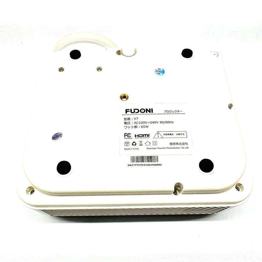 送料無料】FUDONI フルHDプロジェクター V7 美品/CP 送料無料】FUDONI フルHDプロジェクター V7 美品/CP