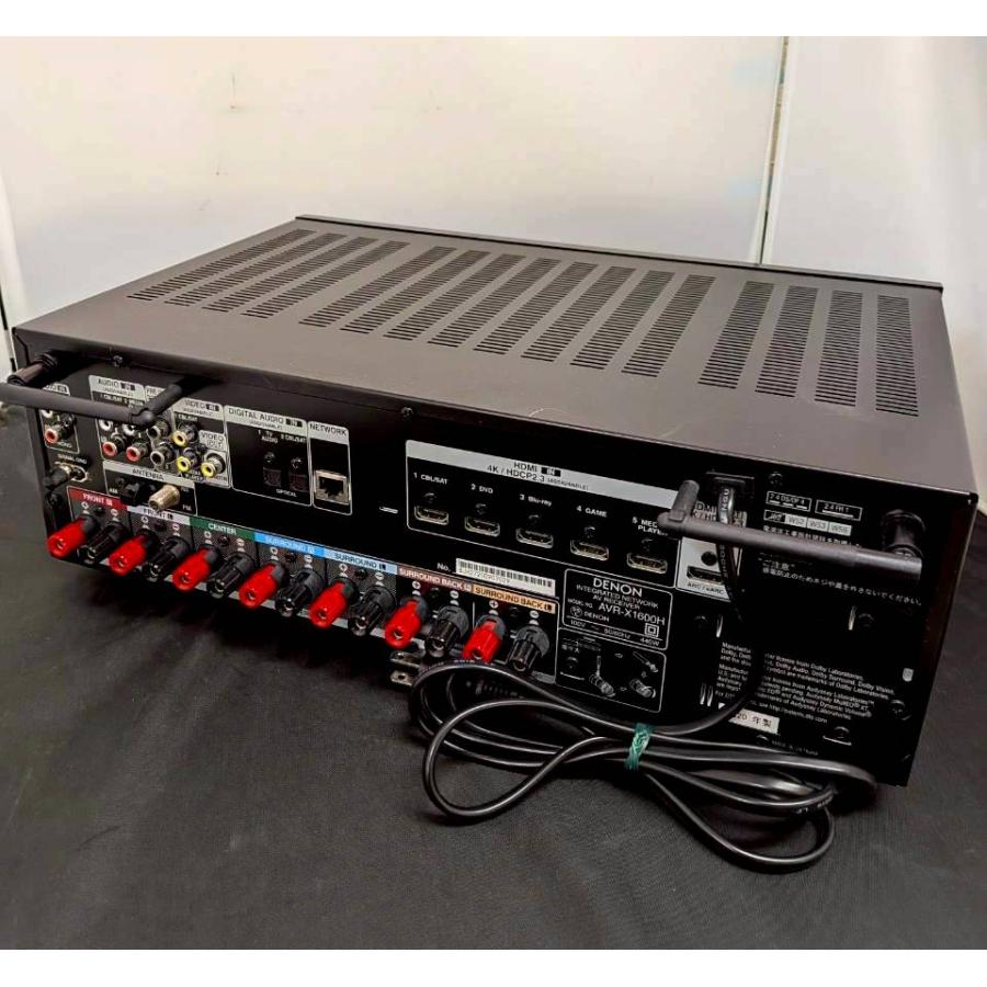 HEOS DENON AVアンプ AVR-X1600H Vサラウンドレシーバー 7.2ch Dolby