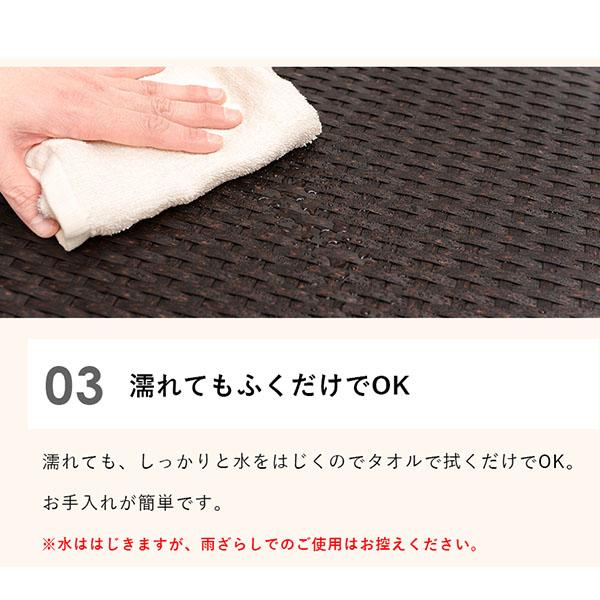 収納ボックス バスケット フタつき キャスター付き おしゃれ 大容量 おもちゃ箱 リビング収納 収納庫 RUD-2430_4