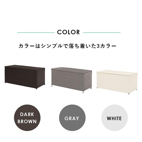 収納ボックス バスケット フタつき キャスター付き おしゃれ 大容量 おもちゃ箱 リビング収納 収納庫 RUD-2430_9