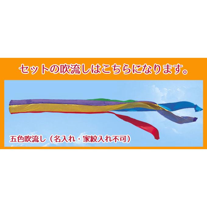 こいのぼり ワタナベ鯉のぼり 大型セット 綾錦鯉 5m8点セット 五色 ...