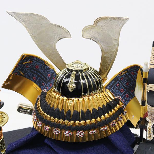 ◇特典付×33%OFF【展示現品】五月人形 ケース飾り 兜飾り 鍬形