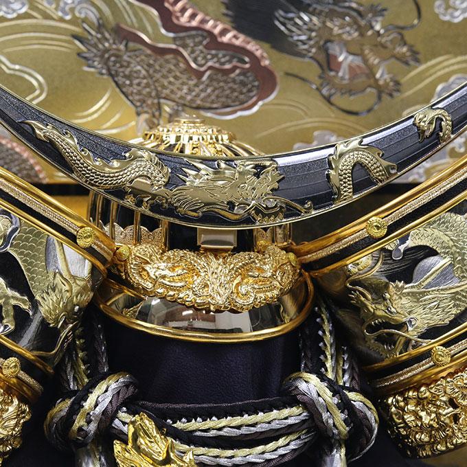 ◇特典付×25%OFF【展示現品】五月人形 兜飾り 兜ケース飾り アクリル