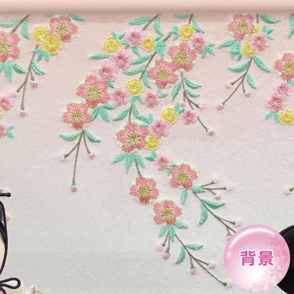 雛人形 衣裳着 ケース飾り 親王飾り 衣裳着人形 お雛様 ピンク