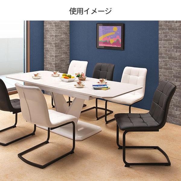 ダイニングチェア 2脚セット カンティレバーチェア 食卓椅子 いす