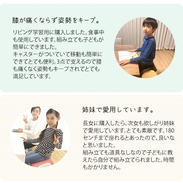 プロポーションチェア 学習チェア キッズチェア 学習椅子 イス いす リビング学習 オンライン授業 在宅勤務 テレワーク キャスター付 CH-910 Keepy キーピィの画像