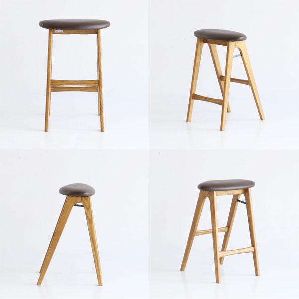 ICHIBA 【完成品】キッチンスツール ヴィンテージ風 シンプル