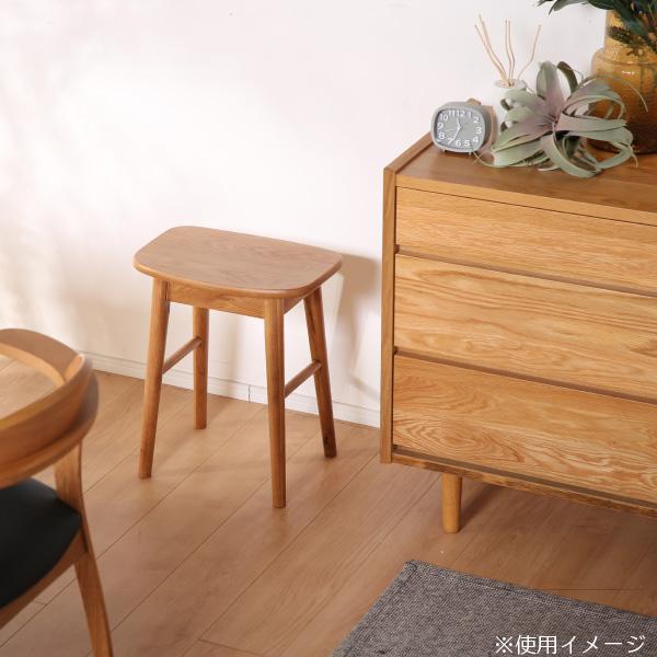 境木工 プリンススツール WN/OAK おしゃれ スツール 茶系