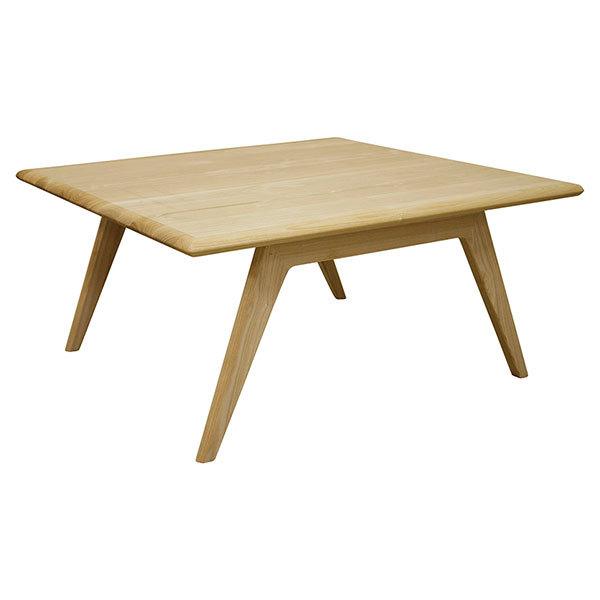リビングテーブル ローテーブル センターテーブル 正方形 幅90cm 木製 