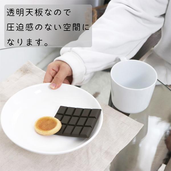 70カフェテーブル】リビングテーブル ハイタイプ 70×70 ガラス クリア 透明 円形 丸い おしゃれ カフェ風 かわいい リビング 【ローテーブル】 1人掛け 2人掛け