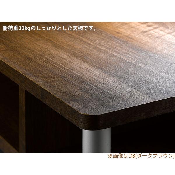 テレビ台 TV台 幅110  ラック 棚 パソコン台 モニター台 収納 デスク キッチン 整理 おしゃれ シンプル 組立簡単 ダブル [ちょい足しラック110W AS-110CTW]の画像