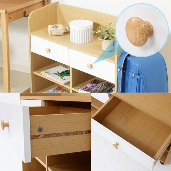 不二貿易 [NORM ランドセルラック NA×WH 97606] 収納 おしゃれ  