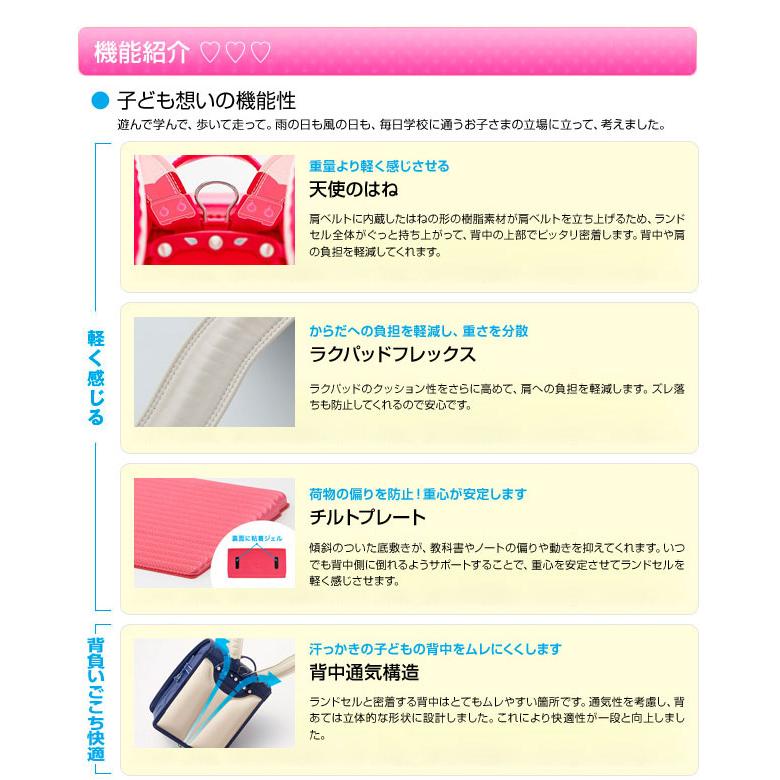 ランドセル 数量限定 型落ち セイバン ラブピガーリー 天使のはね