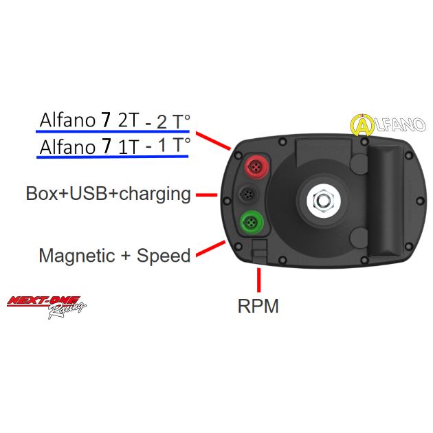 最新モデル　ALFANO7−1T標準セット　アルファノ7 GPS内蔵カート用データーロガー｜next-one-racing｜05