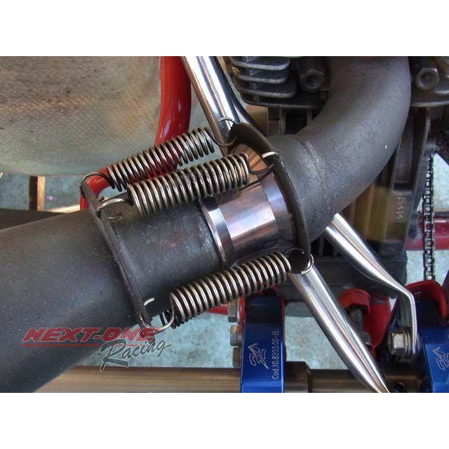 TripleK KT用エキゾーストジョイント45〜65mm ヤマハKTエンジン用