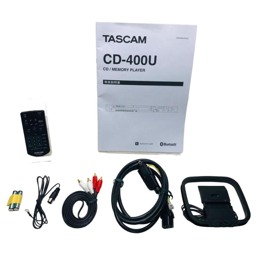 TASCAM (タスカム) Bluetooth/AM・FMチューナー搭載 CD-400U 1Uマルチプレーヤー｜next-online-riyu-su｜04