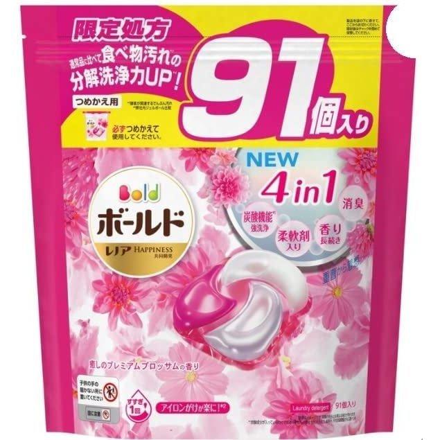 ボールド ジェルボール 4D 詰め替え 91個 癒しのプレミアム