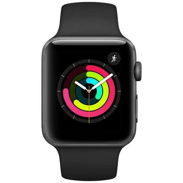 Apple Watch アップル Series 3 GPSモデル 42mm スペースグレイ Apple Watch アップル Series 3 GPSモデル 42mm スペースグレイ