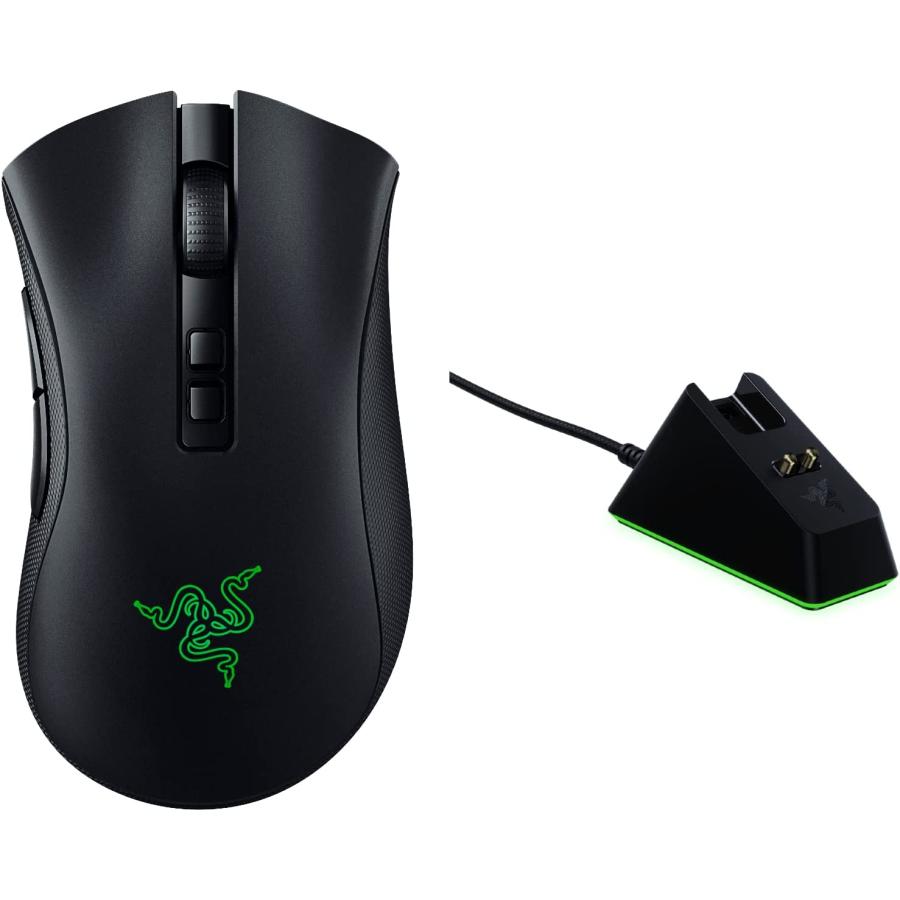 Razer DeathAdder V2 Pro（充電ドック付） Razerの軽量マウス「DeathAdder V2 Pro」に充電ドック付きモデル