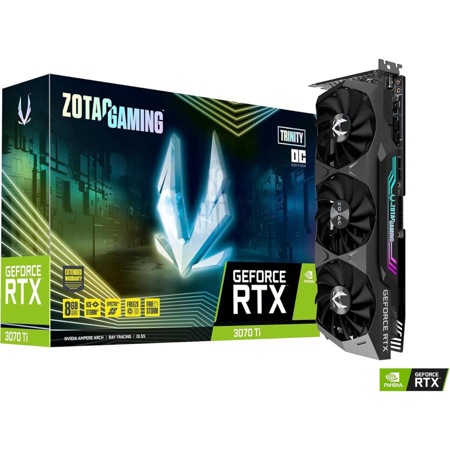 ZOTAC RTX 3070 Ti Trinity OC 8GB グラフィックボード ビデオ