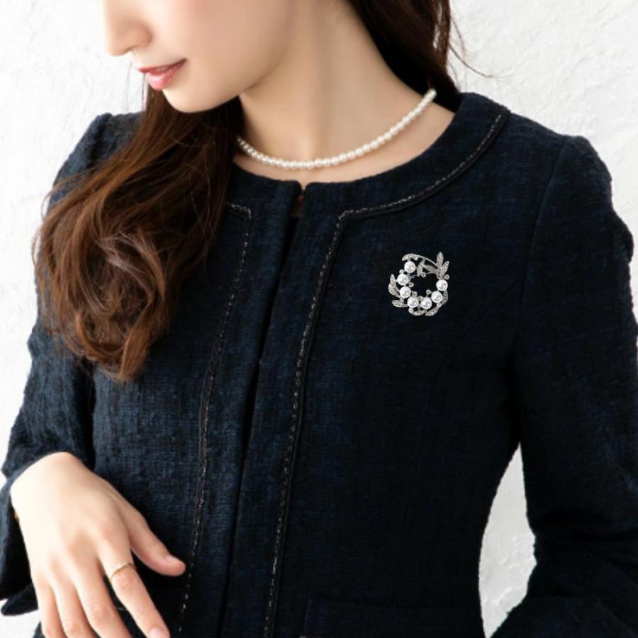 ブローチ パール ピン おしゃれ セレモニー スーツ ジャケット フォーマル コート 卒業式 入学式 ドレス ワンピース 花 結婚式 ニット カーディガン 人気 |  | 07