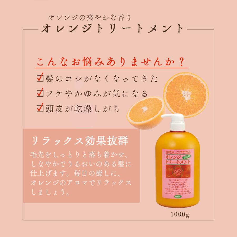 オレンジトリートメント ボトル 3本セット アズマ商事 1000g 大容量 旅美人 10%OFF 爆買 |  | 04