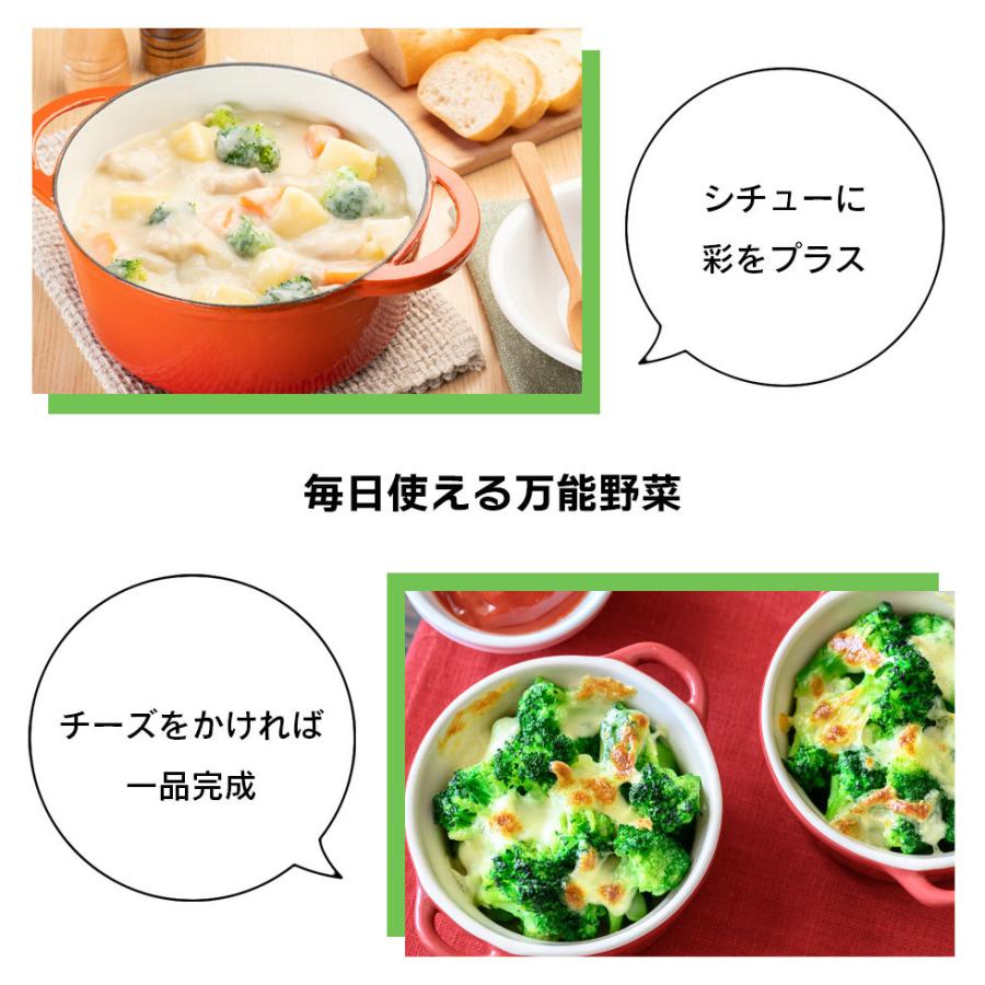 ブロッコリー 冷凍 お徳用 1kg(500g×2袋) エクアドル産 野菜 まとめ買い 大容量 お得セット｜next1021｜04