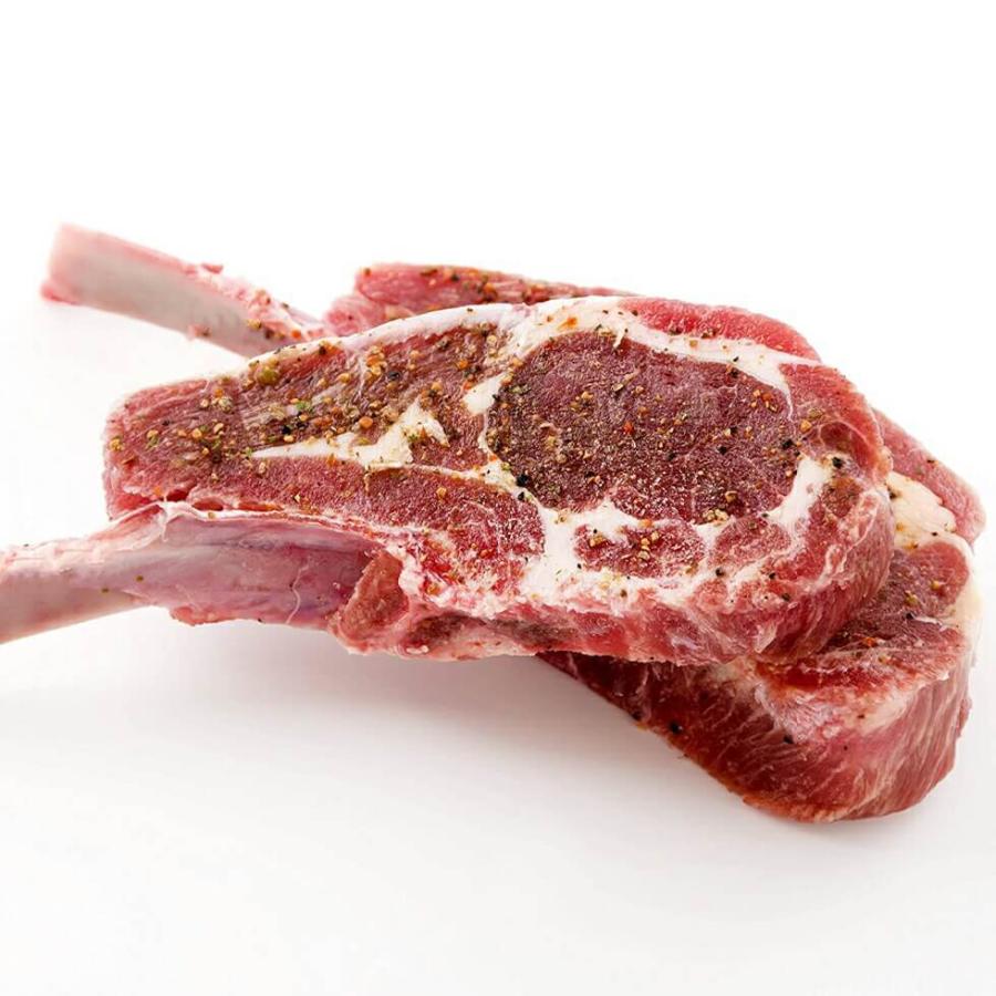 ニュージーランド産 羊肉ラム肉 骨付き肩ロース ブロック600 750g ラムチョップ ジンギスカン 焼肉 ショルダーラック 冷凍発送 q ステーキに バーベキュー 売れ筋