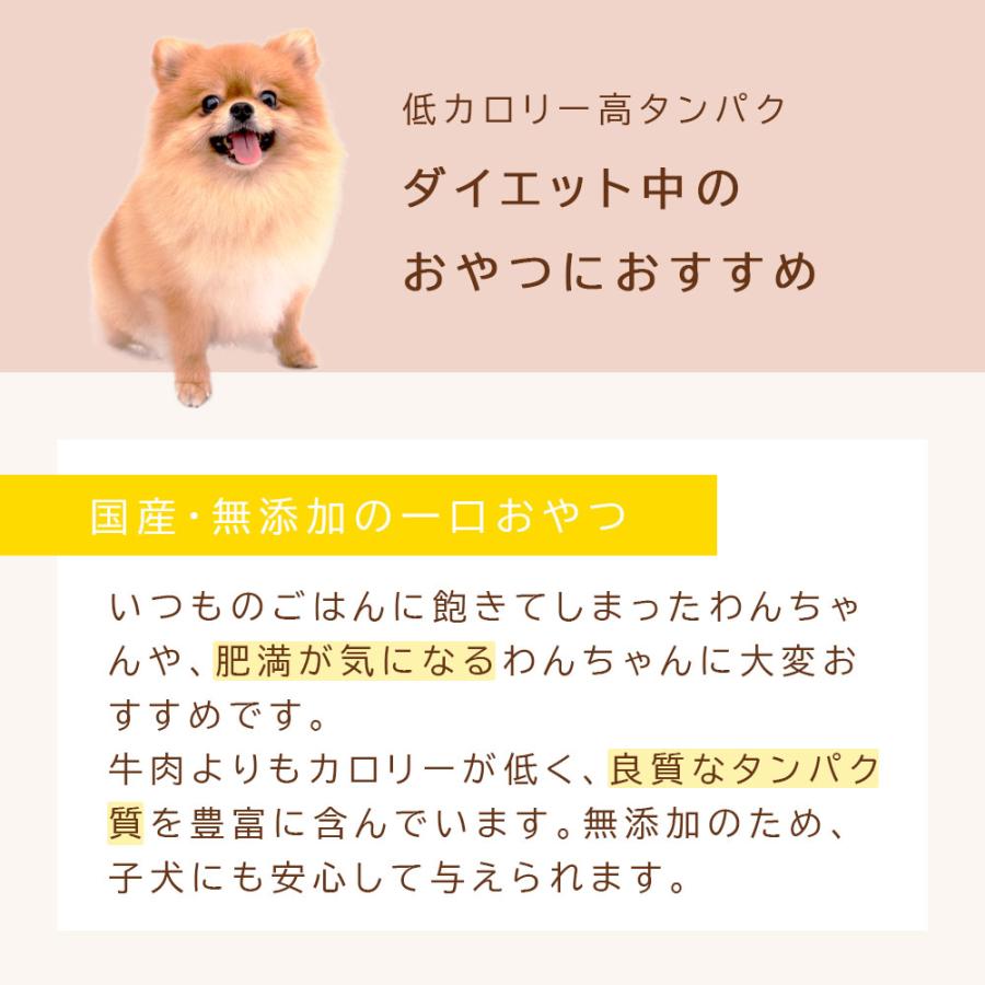 【普通郵便】獣医師監修 一口ささみ【国産 無添加 無着色】100g 犬用 ペットおやつ  国産の地鶏を使用 低カロリー ささみ チキン  高たんぱく 低脂質 (50×2袋) |  | 07