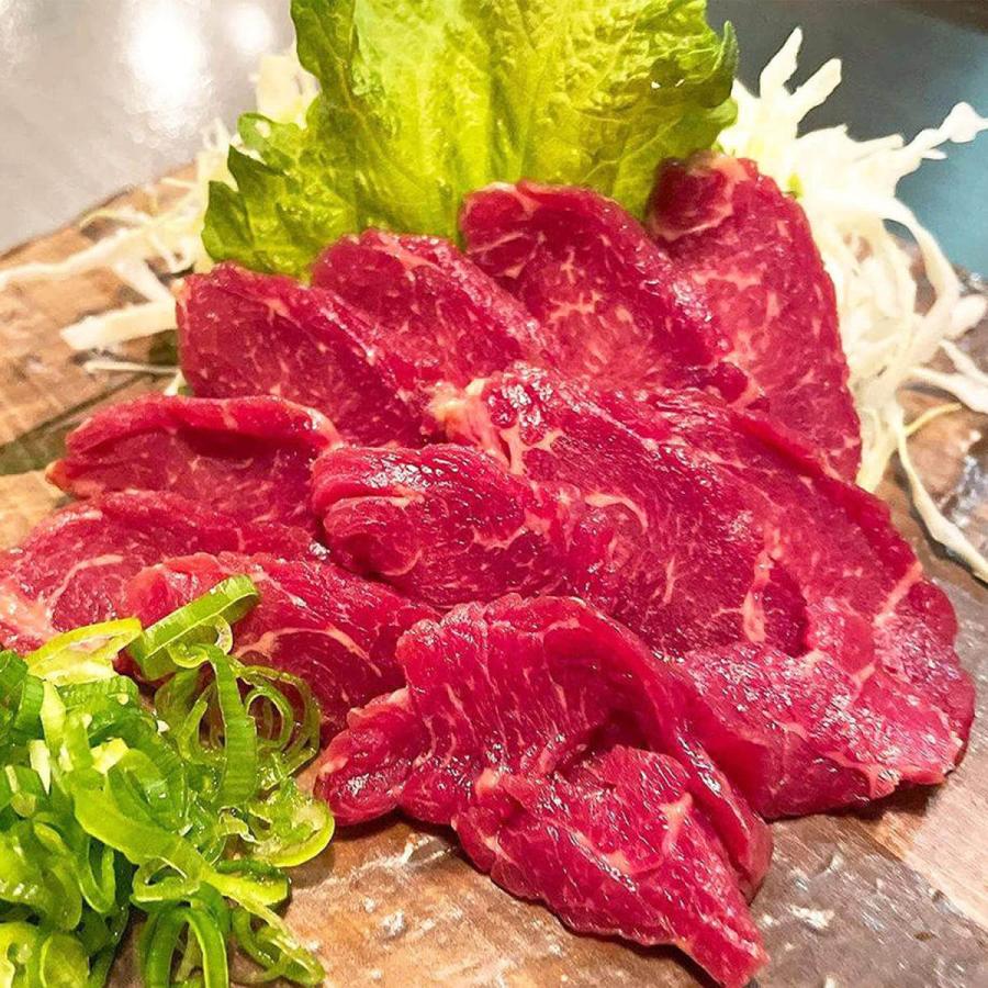 馬刺し 赤身 ブロック 1kg (50g×20p) 小分け 馬肉 生食用 馬肉ユッケ