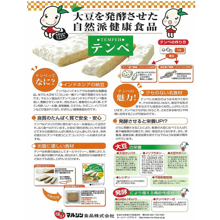 テンペ 大豆 非常食 保存食 常温 発酵食品 マルシン食品 100g×10個 ダイエット 爆買 |  | 02