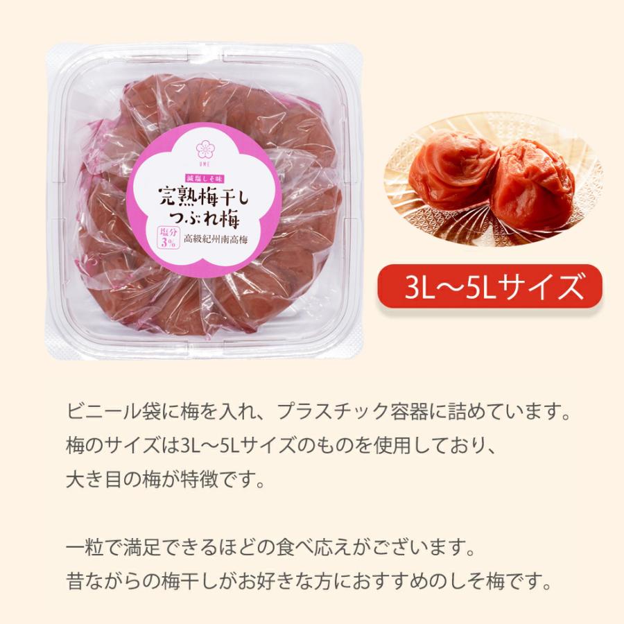 梅干し 訳あり しそ梅 塩分3% 1.6kg (400g×4個) 完熟 紀州南高梅 大粒 減塩 漬物 紫蘇 バレンタイン 2025 |  | 06