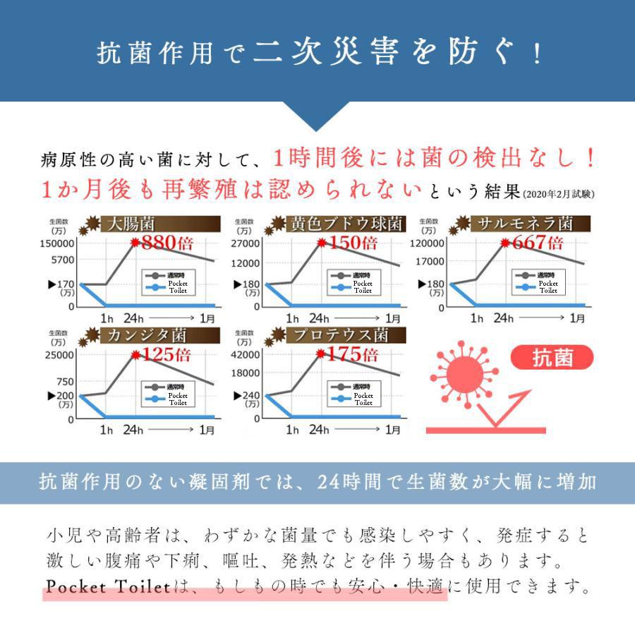 携帯トイレ 10個 非常用 防災グッズ Pocket Toilet 簡易 車 登山 女性用 男性用 セット 凝固剤 爆買 |  | 06