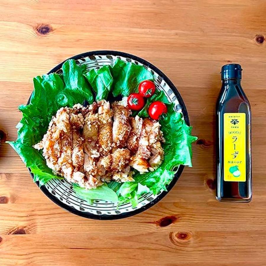 日田醤油 ラーず 300ml 柚子香る 甘辛万能タレ 辣油×ゆず 国産 ラー油 創業天保十四年 調味料 濃口醤油 |  | 04