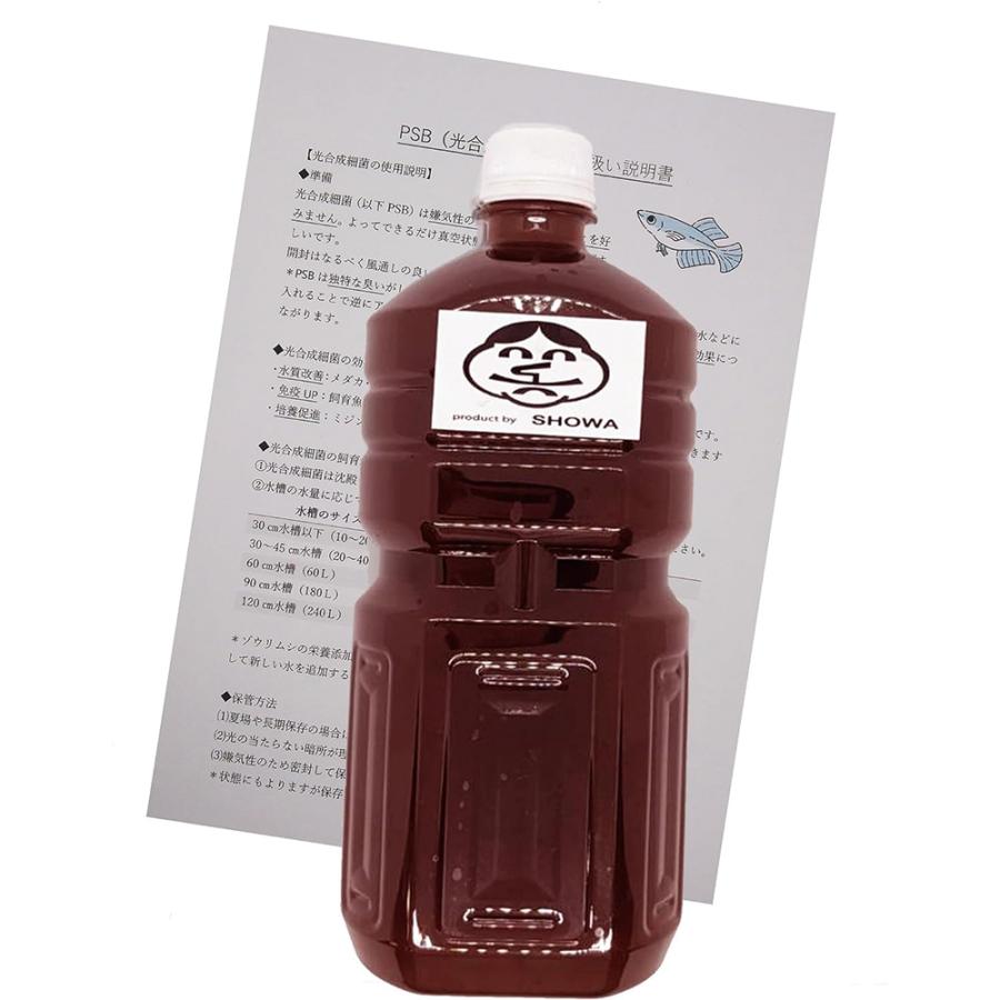 高濃度 PSB 光合成細菌 1L(1本) メダカ 金魚 熱帯魚 にも 水質改善 | 