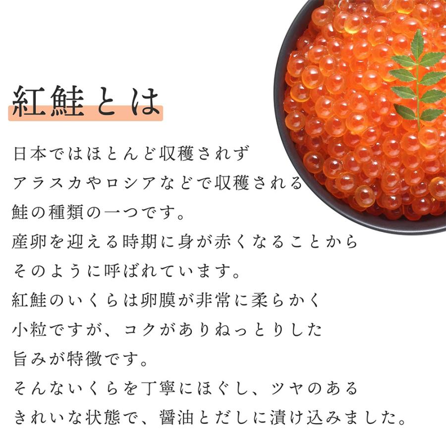 いくら 醤油漬け 冷凍 紅鮭いくら 250g 小分け 国内製造 サーモン ちらし寿司｜next1021｜02